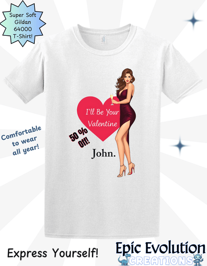 T-Shirt Funny Valentine Shirt Epic Evolution Creations