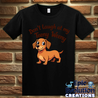 T-Shirt Funny Wiener Dog T Shirt Epic Evolution Creations