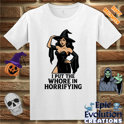 T-Shirt 🧟‍♀️ Funny Witch Halloween Shirt for Women Epic Evolution Creations