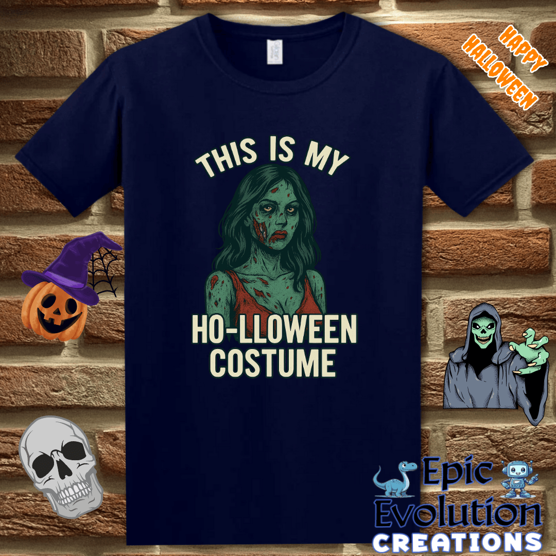 T-Shirt 🧟‍♀️ Funny Zombie Halloween Shirt for Women Epic Evolution Creations