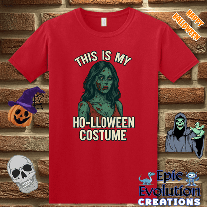 T-Shirt 🧟‍♀️ Funny Zombie Halloween Shirt for Women Epic Evolution Creations