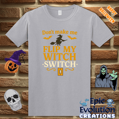 T-Shirt Graphite Heather / S 🧙Funny Halloween Witch T-Shirt for Women Epic Evolution Creations