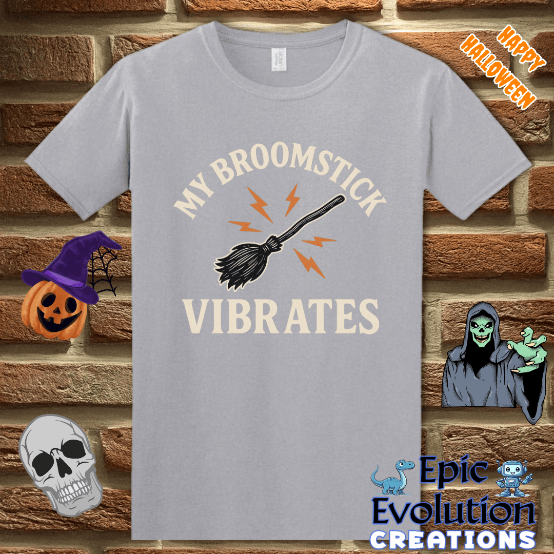 T-Shirt Graphite Heather / S 🧙 Funny Witch Halloween Shirt for Women Epic Evolution Creations