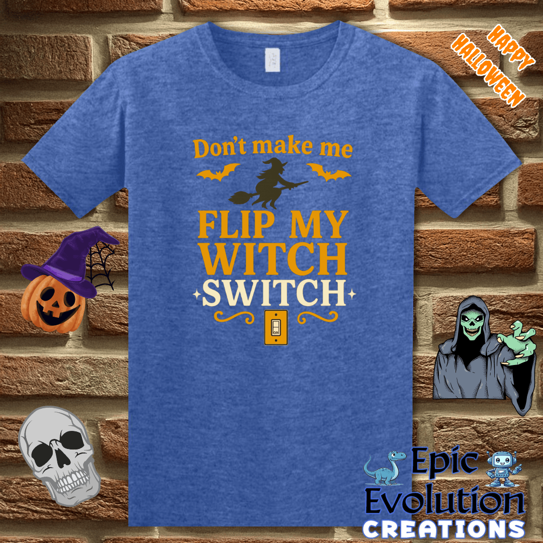 T-Shirt Heather Royal / S 🧙Funny Halloween Witch T-Shirt for Women Epic Evolution Creations