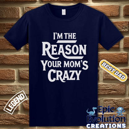 T-Shirt Humorous T Shirt for Men Father's Day Gift, Sarcastic Family Shirt for Humor Lovers, Funny Family Tee Gift for Dad, Sarcastic T Shirt Gift for Fathers Epic Evolution Creations