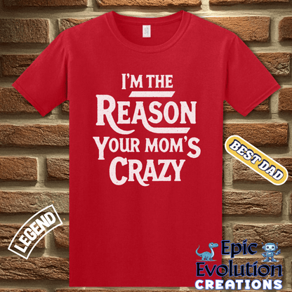 T-Shirt Humorous T Shirt for Men Father's Day Gift, Sarcastic Family Shirt for Humor Lovers, Funny Family Tee Gift for Dad, Sarcastic T Shirt Gift for Fathers Epic Evolution Creations