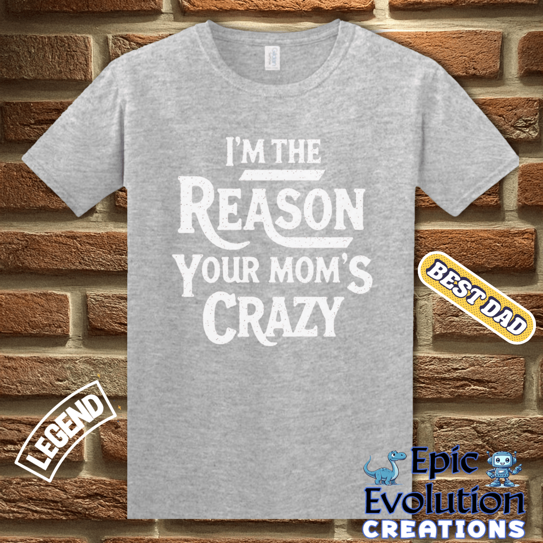 T-Shirt Humorous T Shirt for Men Father's Day Gift, Sarcastic Family Shirt for Humor Lovers, Funny Family Tee Gift for Dad, Sarcastic T Shirt Gift for Fathers Epic Evolution Creations
