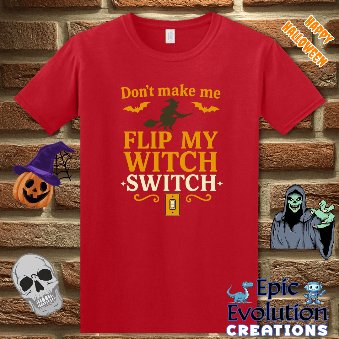 T-Shirt Red / S 🧙Funny Halloween Witch T-Shirt for Women Epic Evolution Creations
