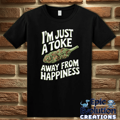 T-Shirt S / Black Funny Cannabis Culture Shirt Epic Evolution Creations