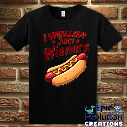 T-Shirt S / Black Funny Hot Dog Lover Shirt Epic Evolution Creations