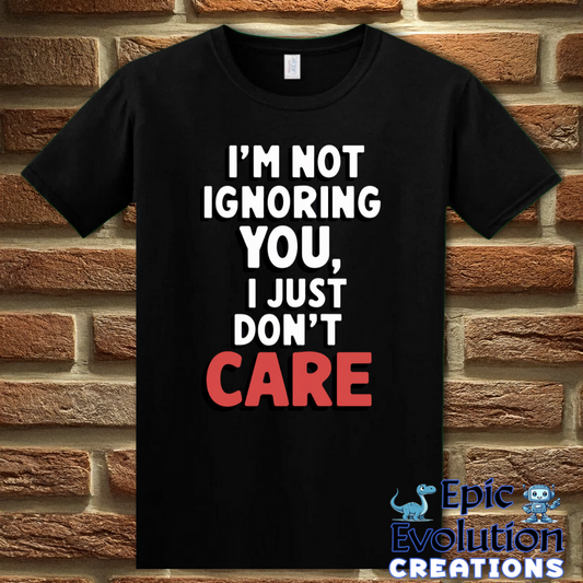 T-Shirt S / Black Funny Self Expression Quote T Shirt Epic Evolution Creations
