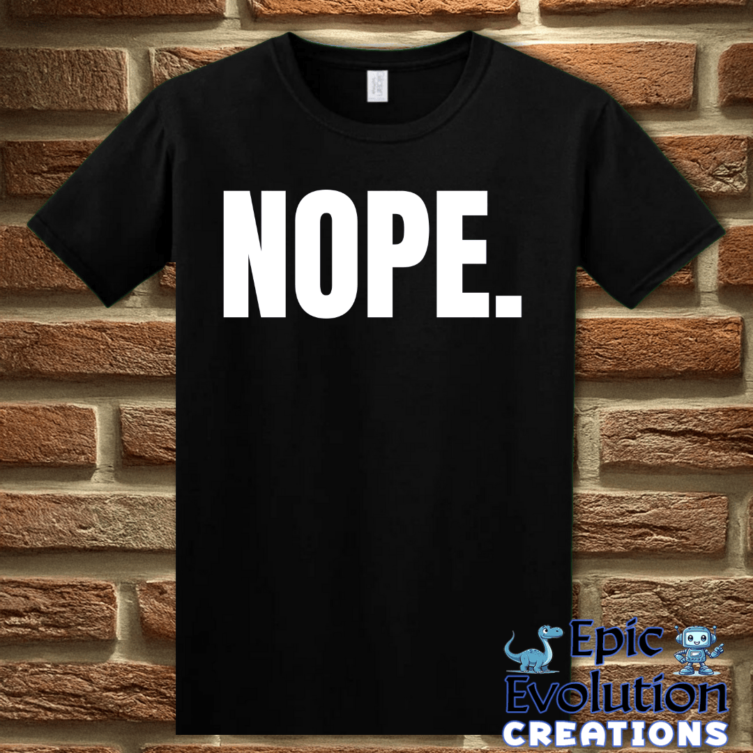 T-Shirt S / Black Funny Self-Expression Shirt Epic Evolution Creations