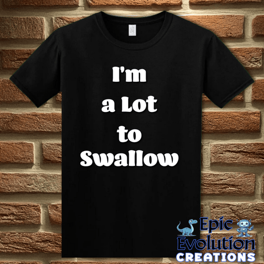 T-Shirt S / Black Inappropriate Adult Humor Shirt Epic Evolution Creations