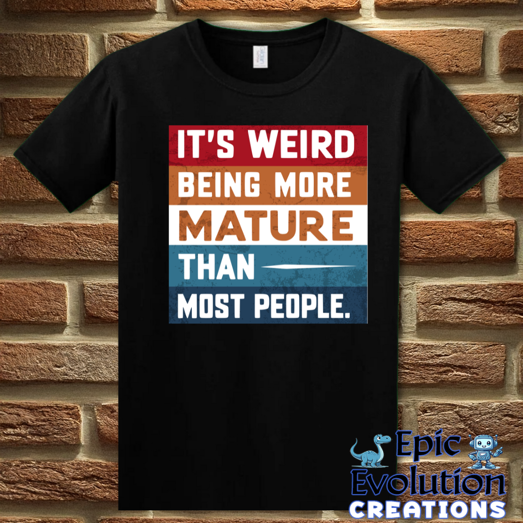 T-Shirt S / Black Mature Humor T Shirt Epic Evolution Creations