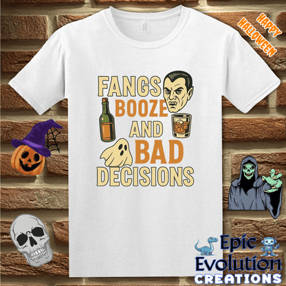 T-Shirt S / Gildan White Funny Halloween T-Shirt for Women and Men Epic Evolution Creations