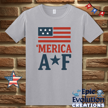 T-Shirt S / Graphite Heather Funny 4th of July Shirt for Men and Women Epic Evolution Creations