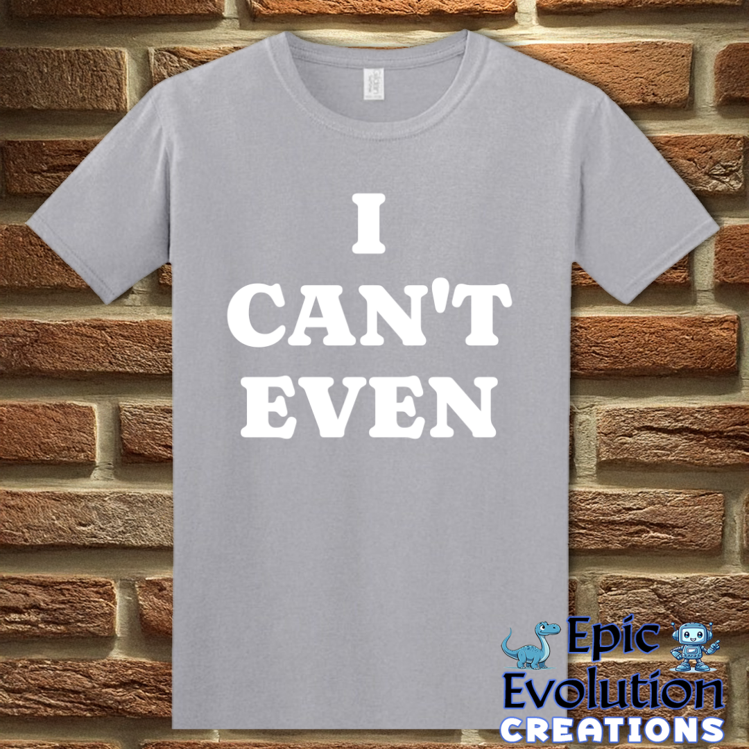 T-Shirt S / Graphite Heather Funny Adult Self-Awareness Shirt Epic Evolution Creations