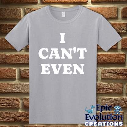 T-Shirt S / Graphite Heather Funny Adult Self-Awareness Shirt Epic Evolution Creations