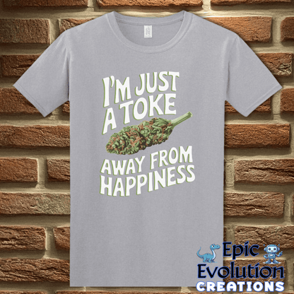 T-Shirt S / Graphite Heather Funny Cannabis Culture Shirt Epic Evolution Creations
