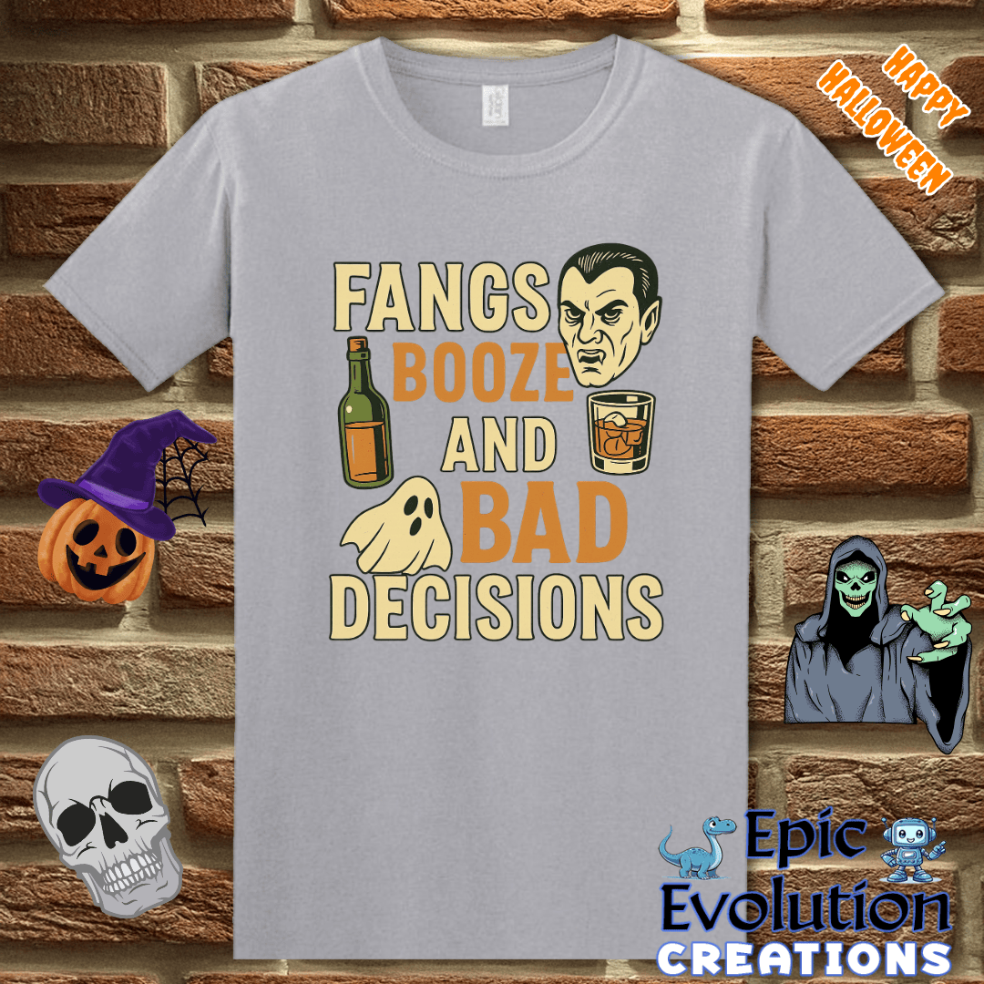 T-Shirt S / Graphite Heather Funny Halloween T-Shirt for Women and Men Epic Evolution Creations
