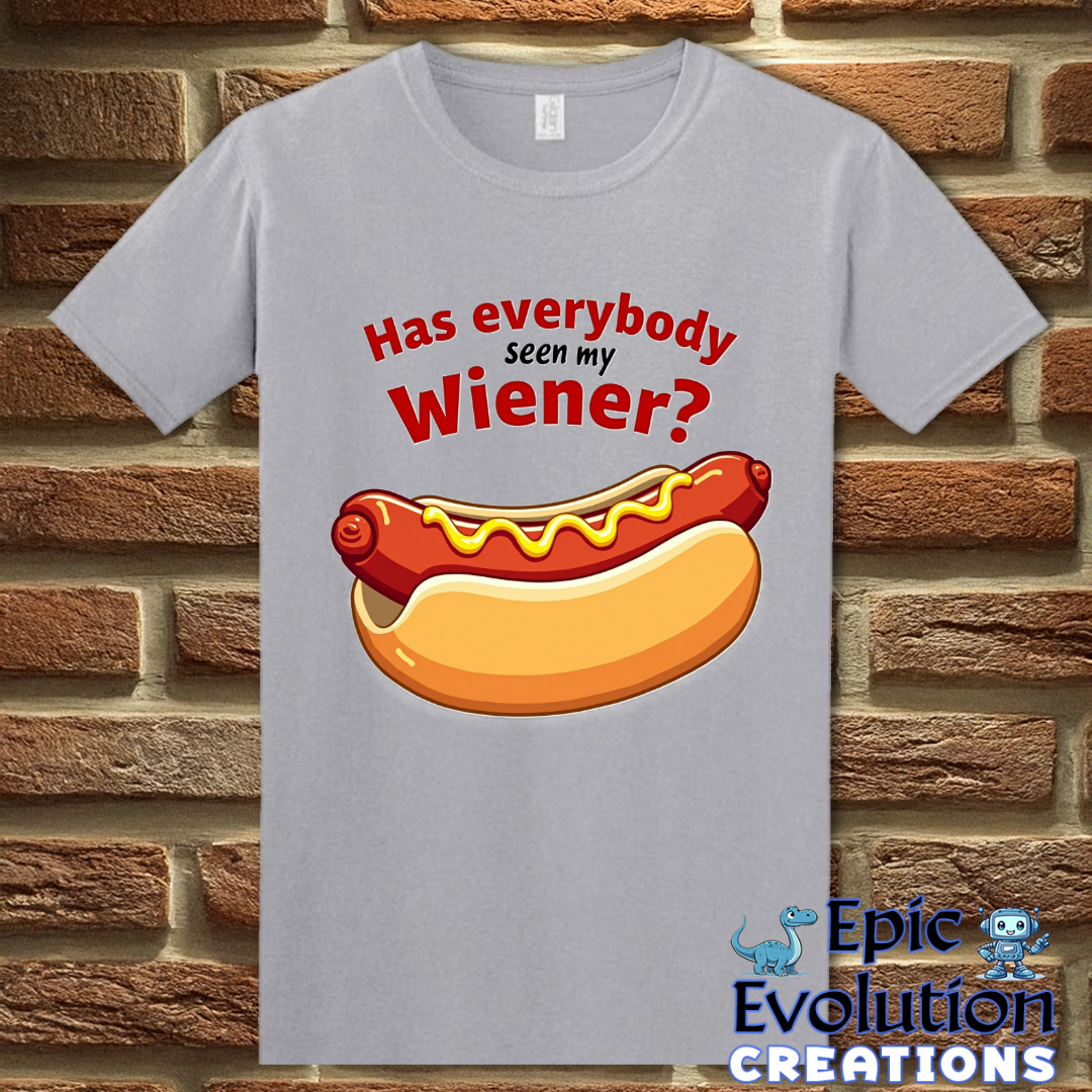 T-Shirt S / Graphite Heather Funny Hot Dog T Shirt Epic Evolution Creations