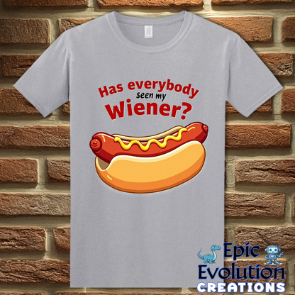 T-Shirt S / Graphite Heather Funny Hot Dog T Shirt Epic Evolution Creations