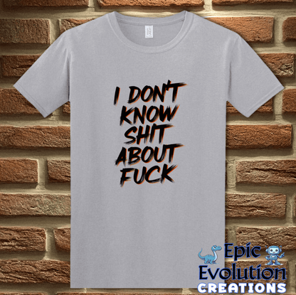 T-Shirt S / Graphite Heather Funny Sarcastic T Shirt for Adults Epic Evolution Creations