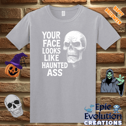 T-Shirt S / Graphite Heather Funny Skeleton Halloween T-Shirt for Women or Men Epic Evolution Creations