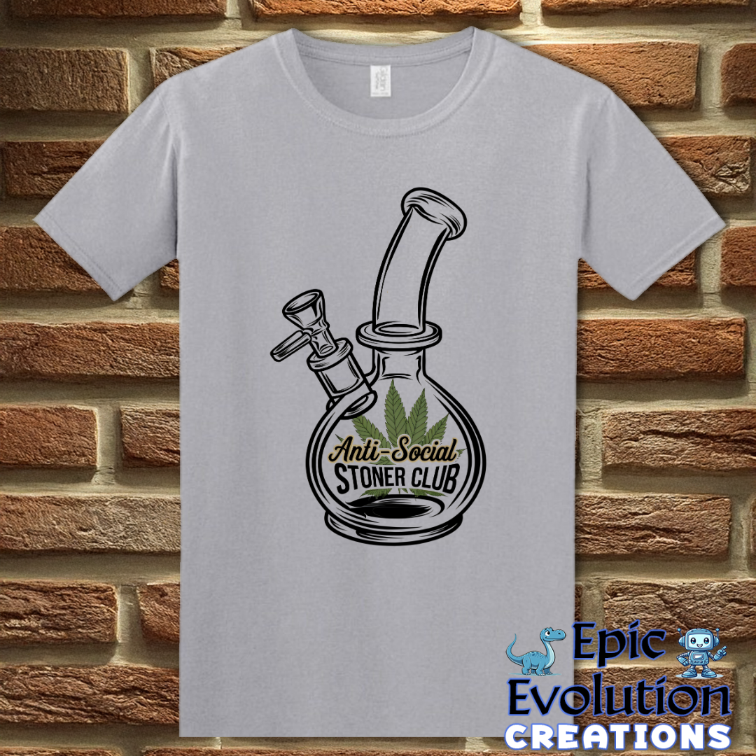T-Shirt S / Graphite Heather Funny Stoner Quote Shirt for Cannabis Lovers Epic Evolution Creations