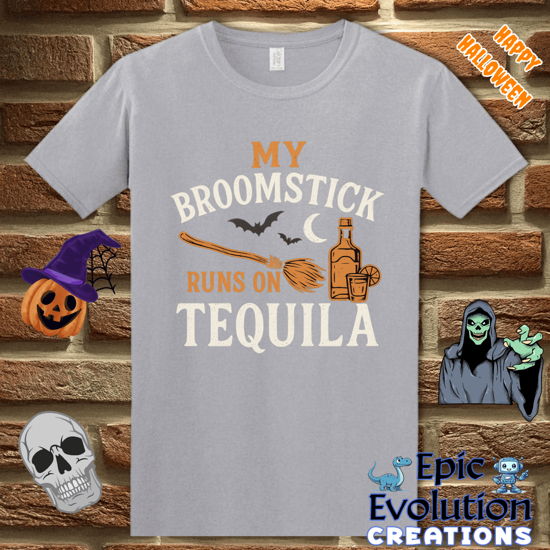 T-Shirt S / Graphite Heather 🧙 Funny Witch Halloween Shirt for Women Epic Evolution Creations