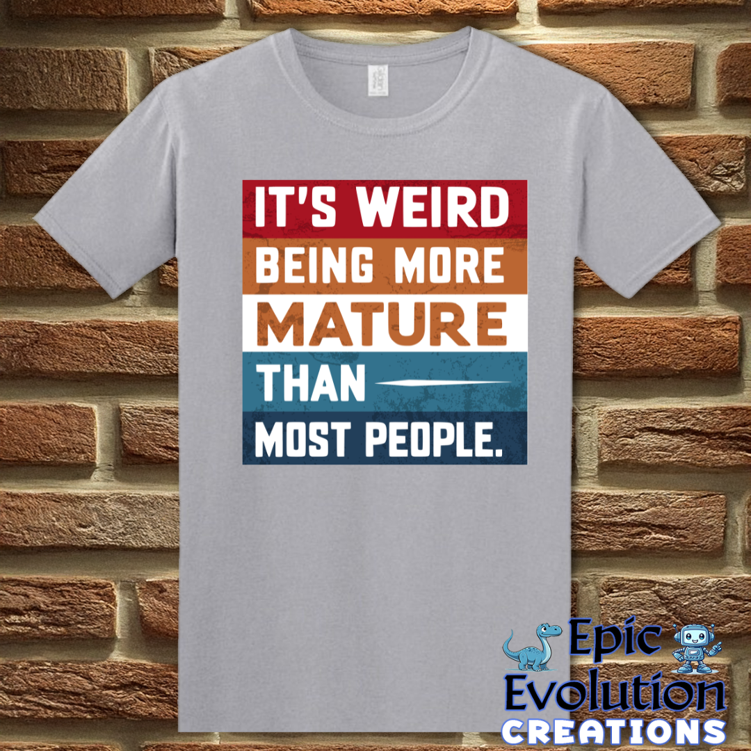 T-Shirt S / Graphite Heather Mature Humor T Shirt Epic Evolution Creations