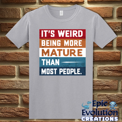 T-Shirt S / Graphite Heather Mature Humor T Shirt Epic Evolution Creations