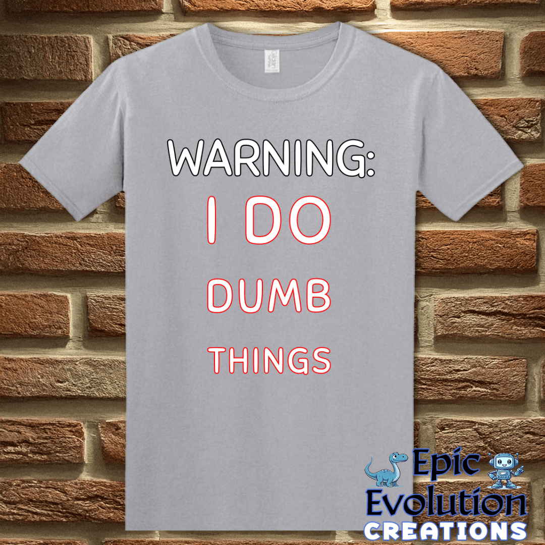 T-Shirt S / Graphite Heather Self-awareness Adult Humor Shirt Epic Evolution Creations