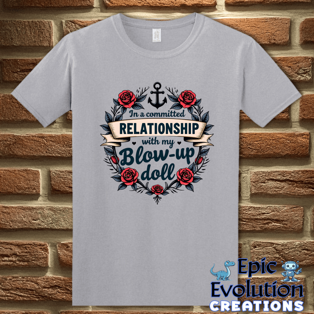 T-Shirt S / Graphite Heather Valentine's Day Inappropriate T Shirt Epic Evolution Creations