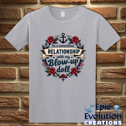 T-Shirt S / Graphite Heather Valentine's Day Inappropriate T Shirt Epic Evolution Creations
