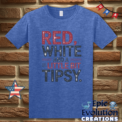 T-Shirt S / Heather Royal Funny 4th of July Shirt for Men and Women Epic Evolution Creations