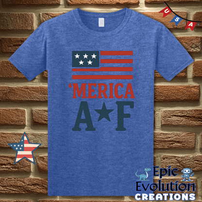 T-Shirt S / Heather Royal Funny 4th of July Shirt for Men and Women Epic Evolution Creations