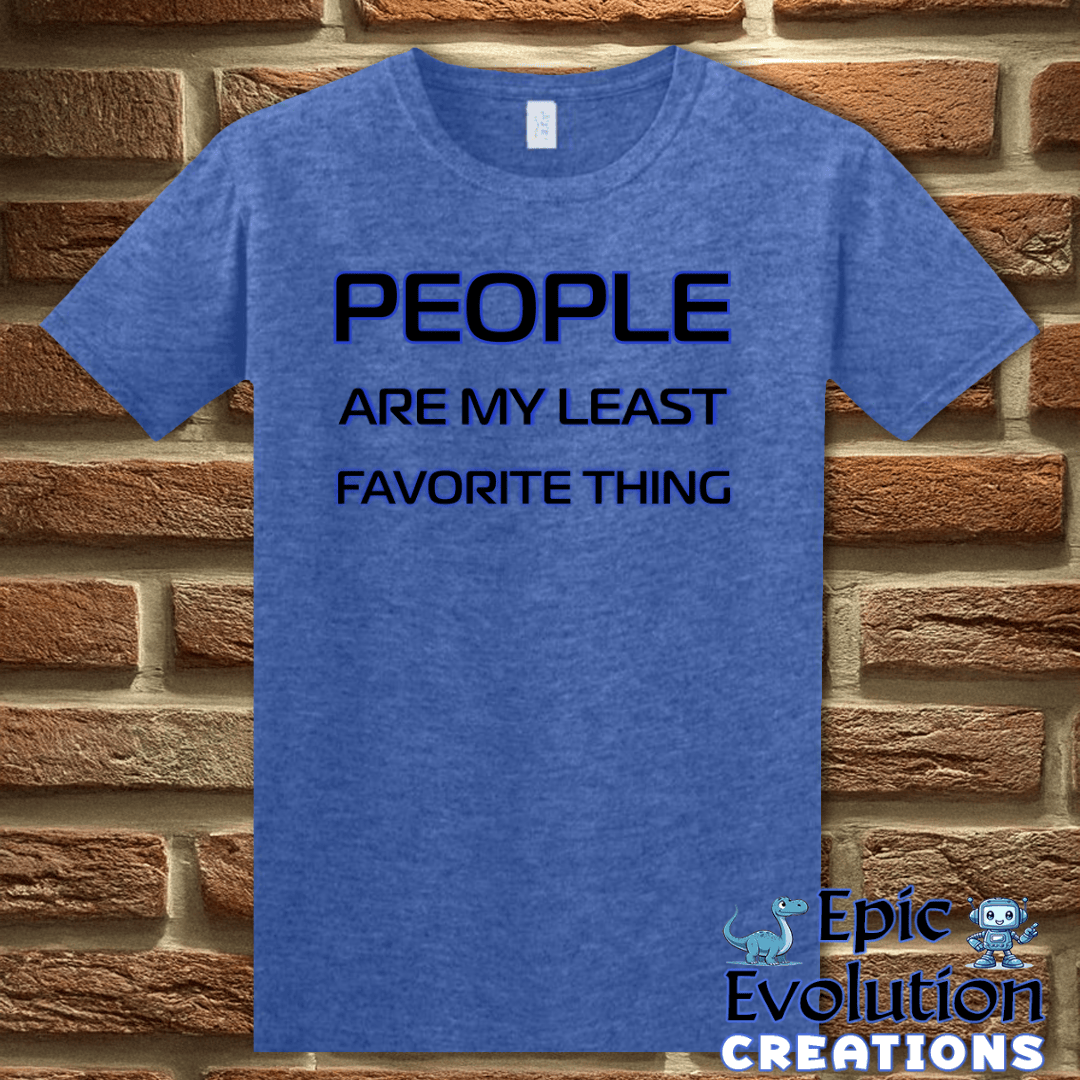T-Shirt S / Heather Royal Funny Antisocial Self-Expression Shirt Epic Evolution Creations