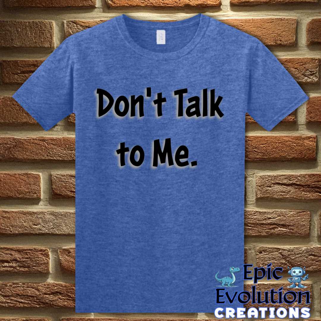 T-Shirt S / Heather Royal Funny Antisocial T Shirt Epic Evolution Creations