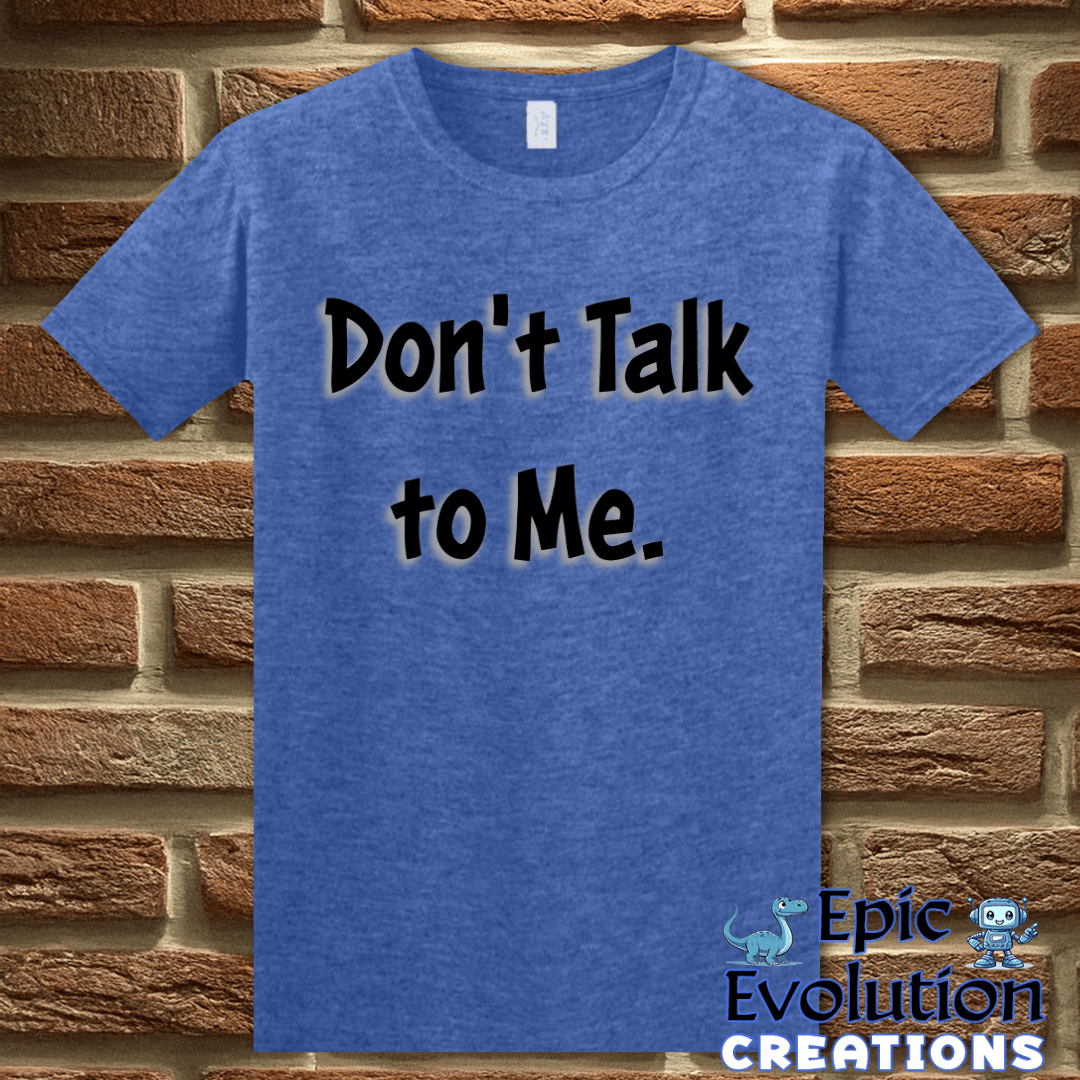 T-Shirt S / Heather Royal Funny Antisocial T Shirt Epic Evolution Creations
