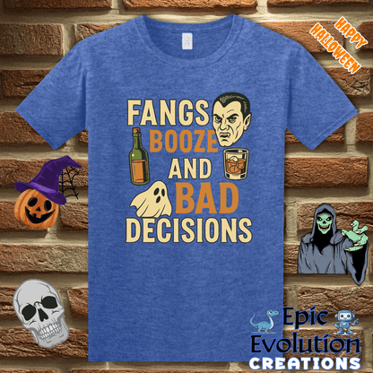T-Shirt S / Heather Royal Funny Halloween T-Shirt for Women and Men Epic Evolution Creations