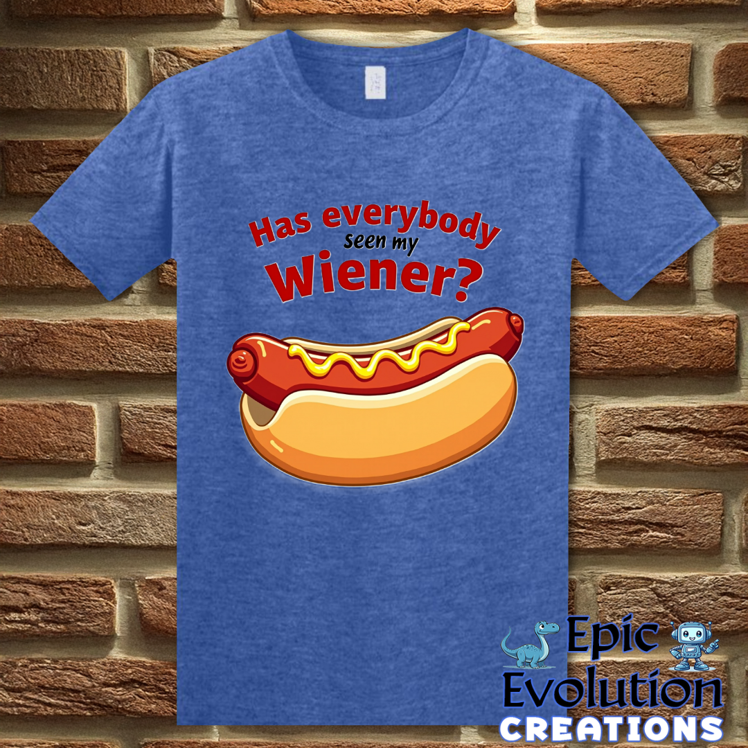 T-Shirt S / Heather Royal Funny Hot Dog T Shirt Epic Evolution Creations