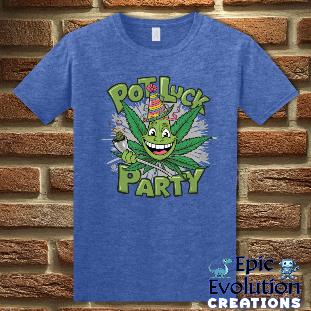T-Shirt S / Heather Royal Funny Marijuana Shirt for Cannabis Lovers Epic Evolution Creations