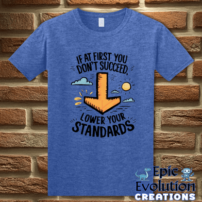 T-Shirt S / Heather Royal Funny Motivational T Shirt Epic Evolution Creations