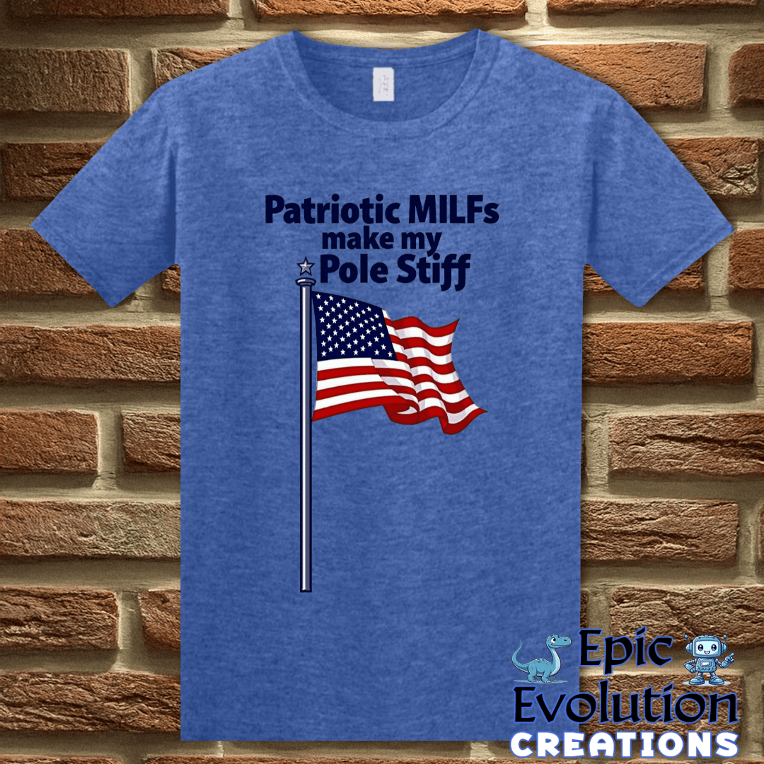 T-Shirt S / Heather Royal Funny Patriotic MILFs T Shirt Epic Evolution Creations