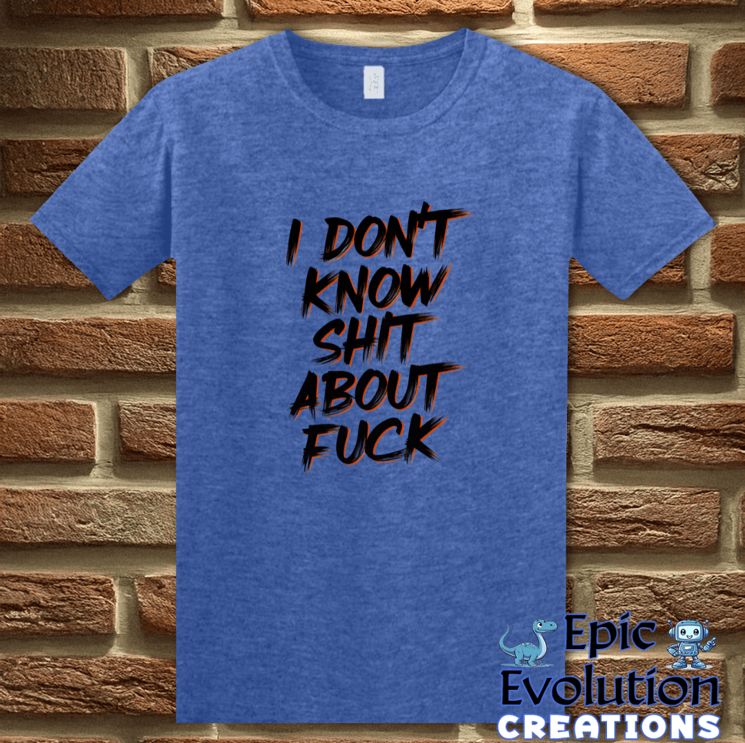 T-Shirt S / Heather Royal Funny Sarcastic T Shirt for Adults Epic Evolution Creations