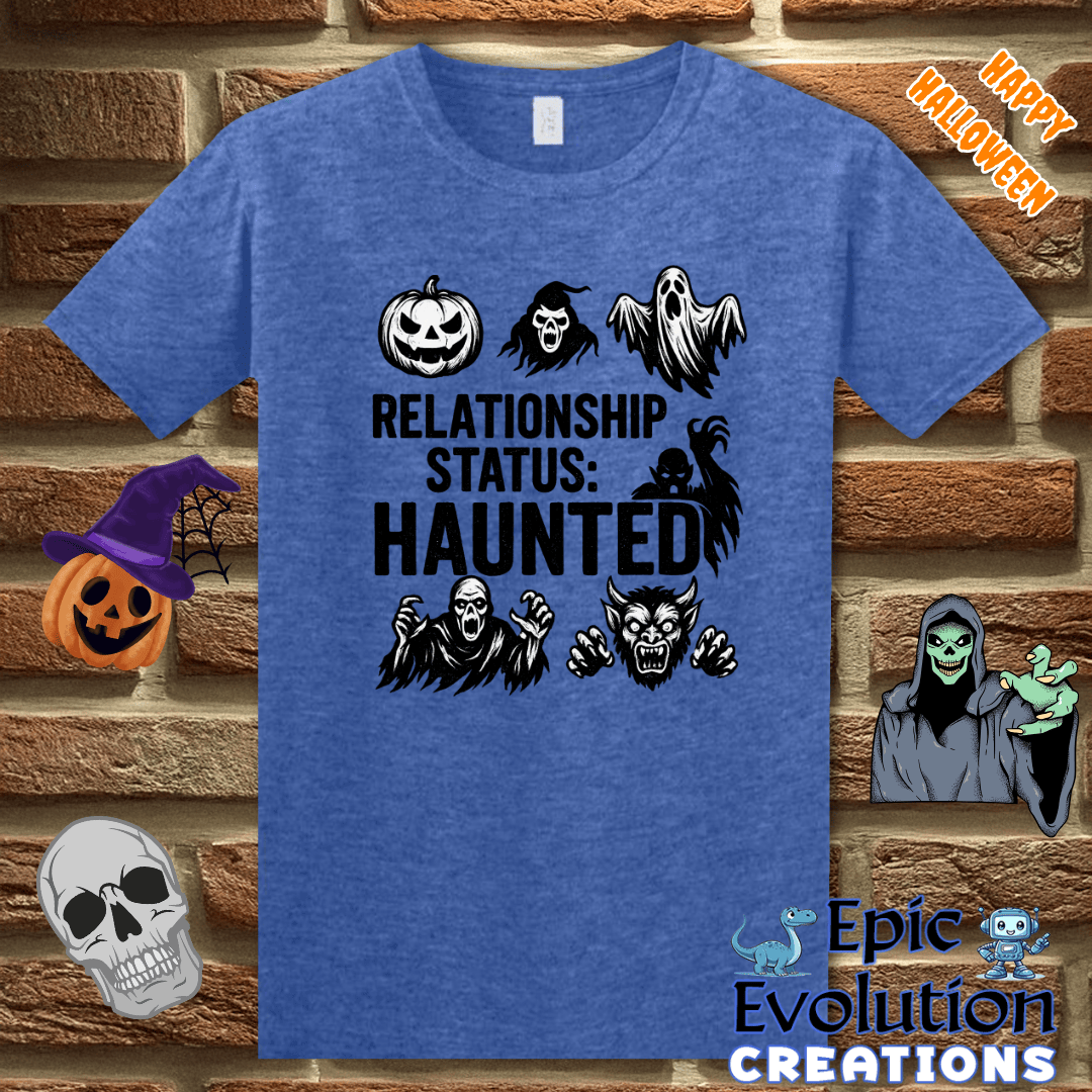 T-Shirt S / Heather Royal Funny Scary Halloween T-Shirt for Women and Men Epic Evolution Creations
