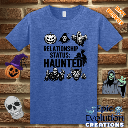 T-Shirt S / Heather Royal Funny Scary Halloween T-Shirt for Women and Men Epic Evolution Creations