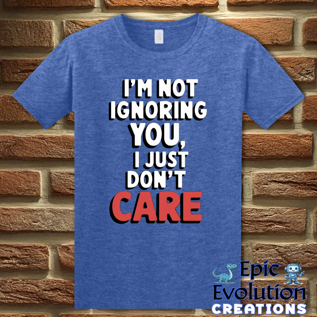 T-Shirt S / Heather Royal Funny Self Expression Quote T Shirt Epic Evolution Creations