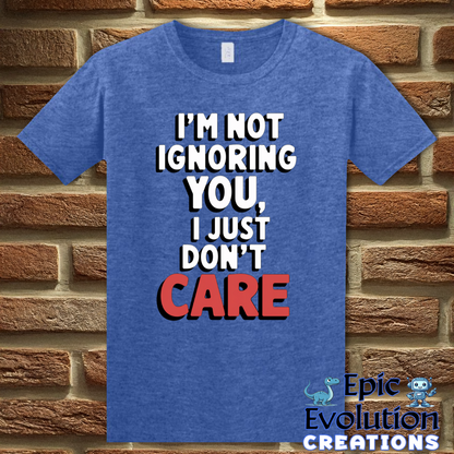 T-Shirt S / Heather Royal Funny Self Expression Quote T Shirt Epic Evolution Creations